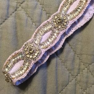 Purple jeweled headband